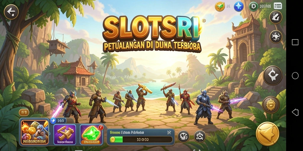Tangkapan layar SLOTSRI menampilkan keseruan menjelajahi dunia terbuka yang luas.